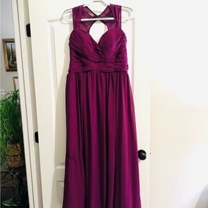 Elegant Purple Evening Gown